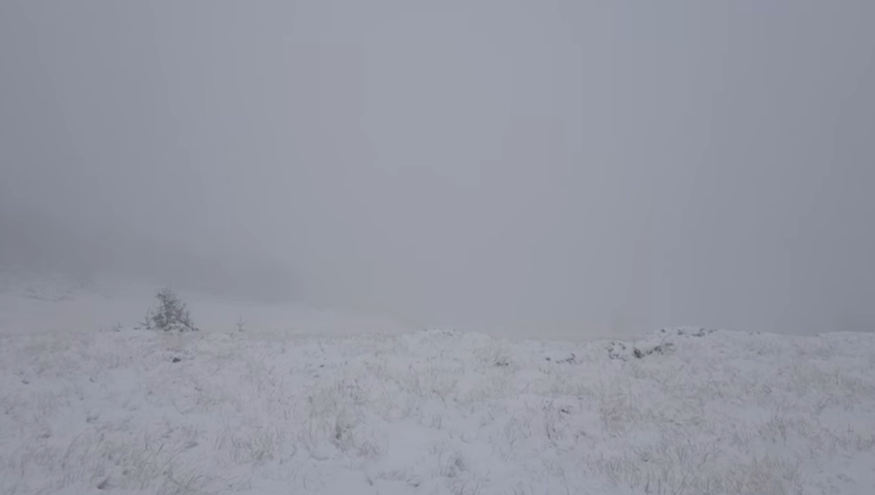 A nins ca-n povești la Vlădeasa! Imagini superbe surprinse de salvamontiștii clujeni. VIDEO