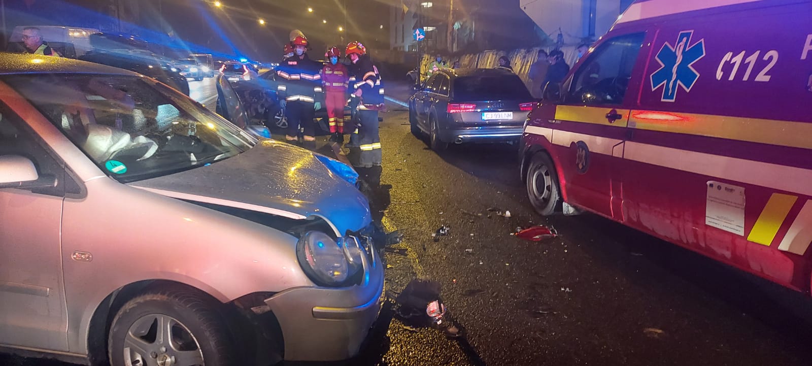Accident pe Calea Turzii cu 3 mașini avariate.