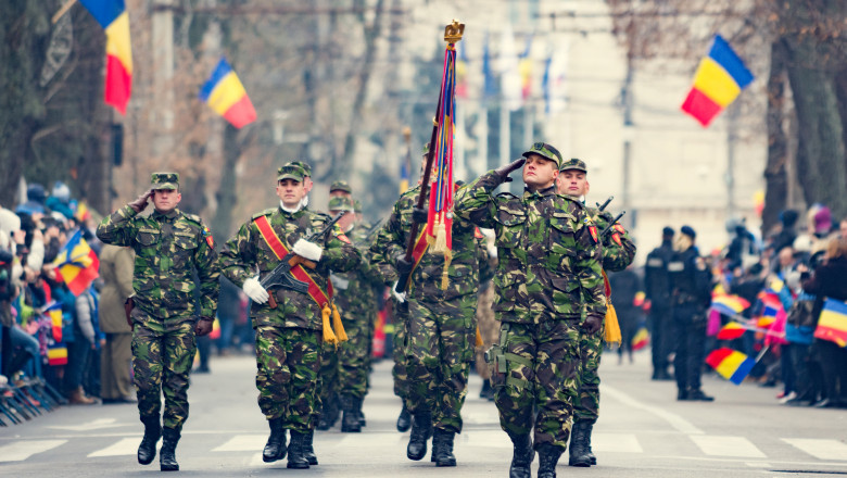 1 Decembrie, Ziua Națională a României, sărbătorită în Piața Mihai Viteazu la Cluj-Napoca