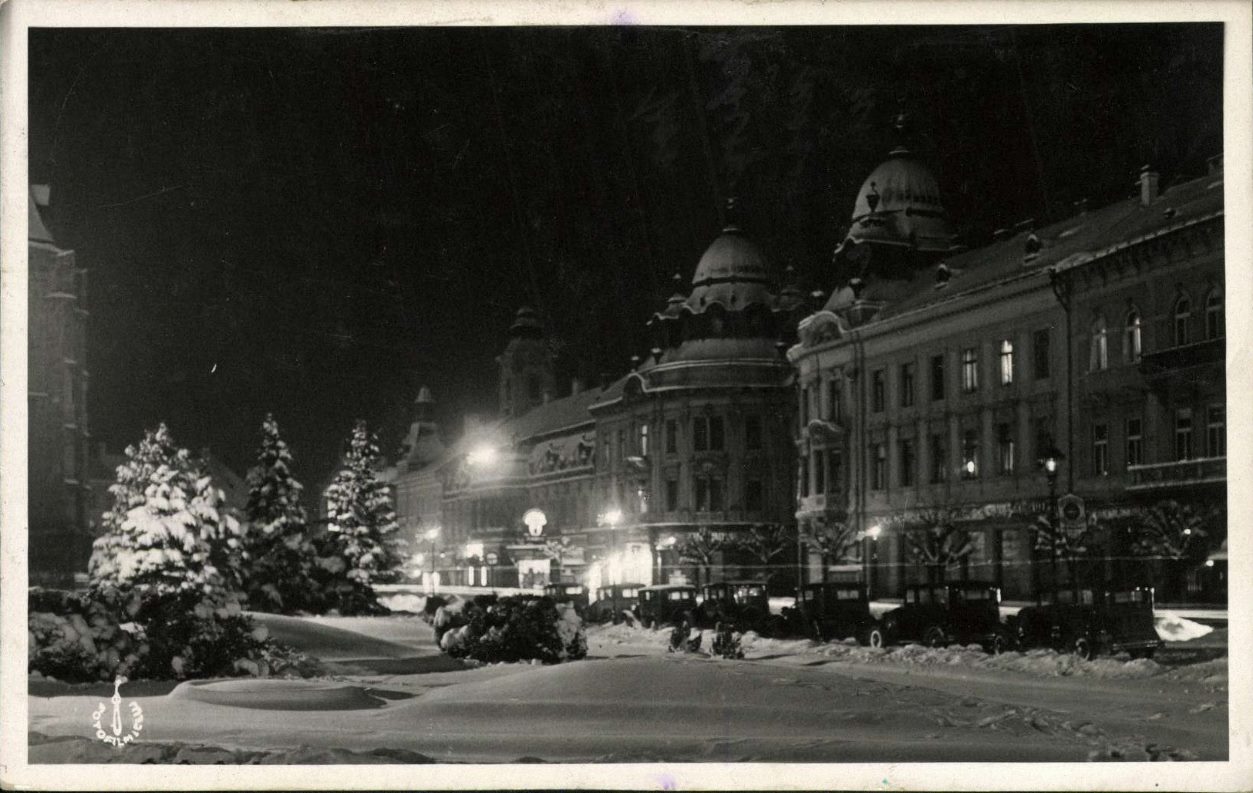 Iarnă nebun de frumoasă, în Clujul de altă dată. GALERIE FOTO cu orașul acoperit de zăpadă