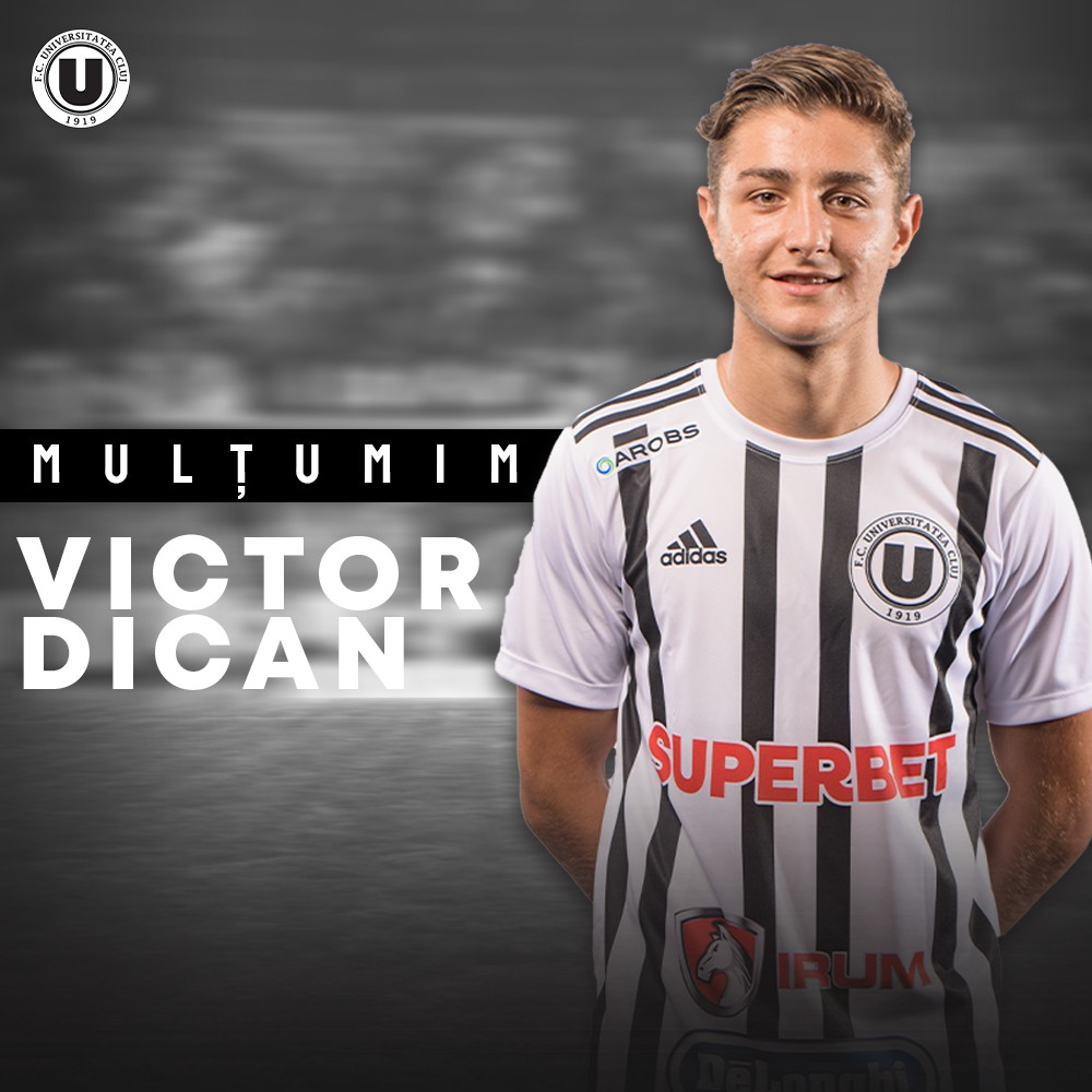 Victor Dican, vândut de Universitatea Cluj la FC Botoșani. Fanii lui „U”, la capătul răbdării