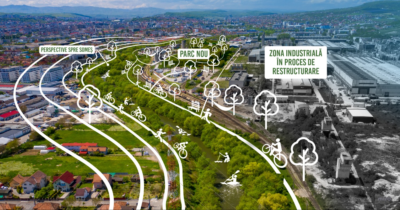 Doar 10% din zona industrială a Clujului e ocupată de spații verzi. Avem mai mulți locuitori, dar mai puține zone verzi