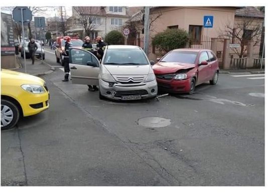 Accident în cartierul Andrei Mureșanu din Cluj-Napoca