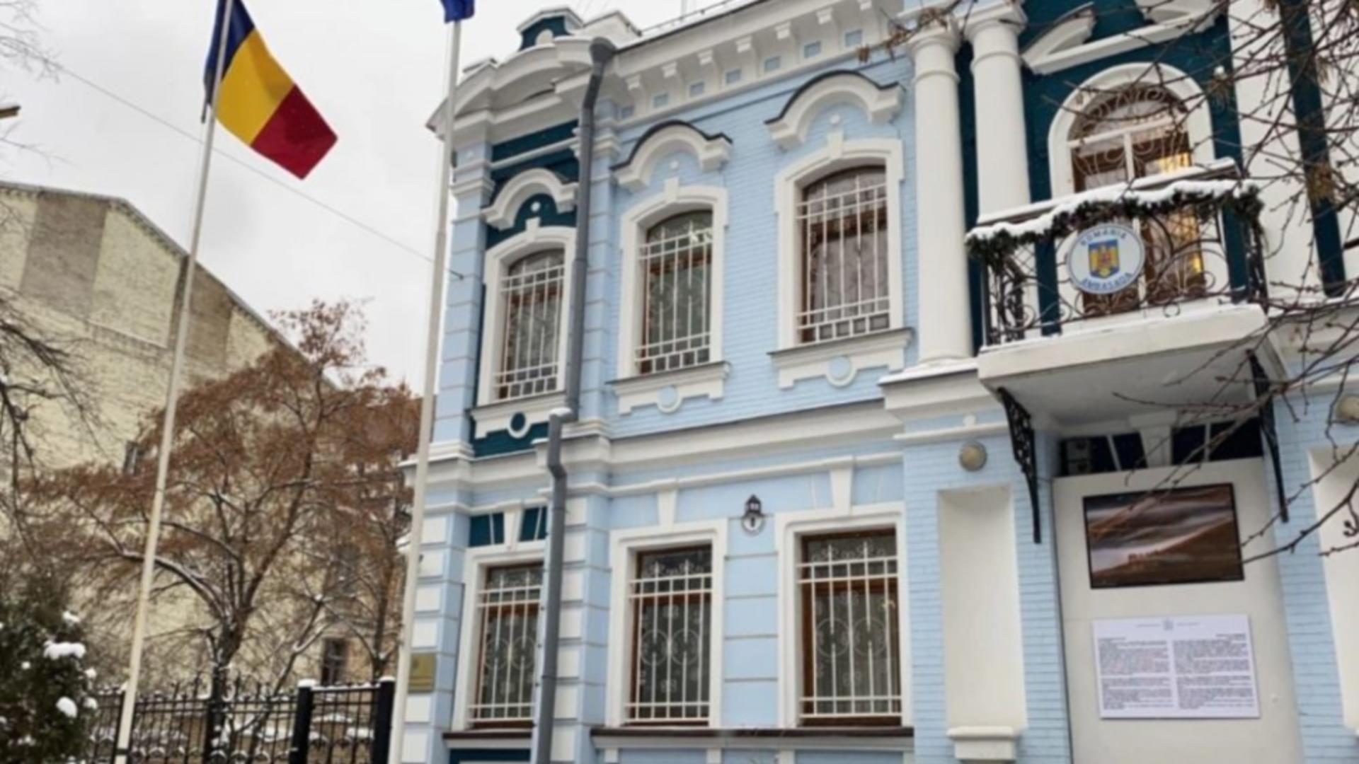 Activitatea Ambasadei României la Kiev a fost suspendată. Personalul diplomatic a fost repatriat