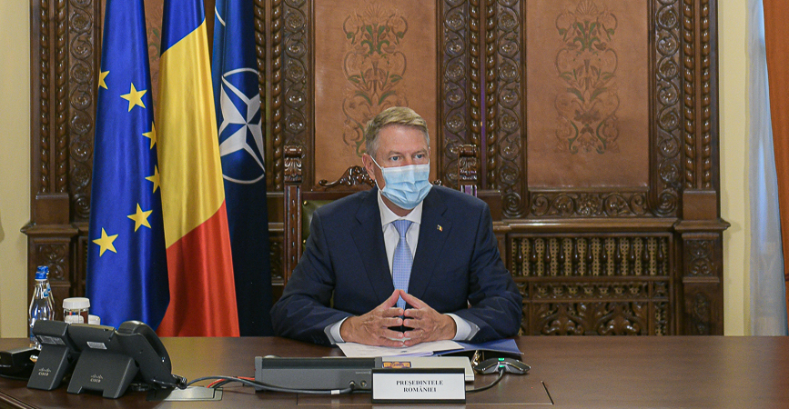 Președintele Klaus Iohannis asigură că deocamdată România nu se află în pericol de agresiune.