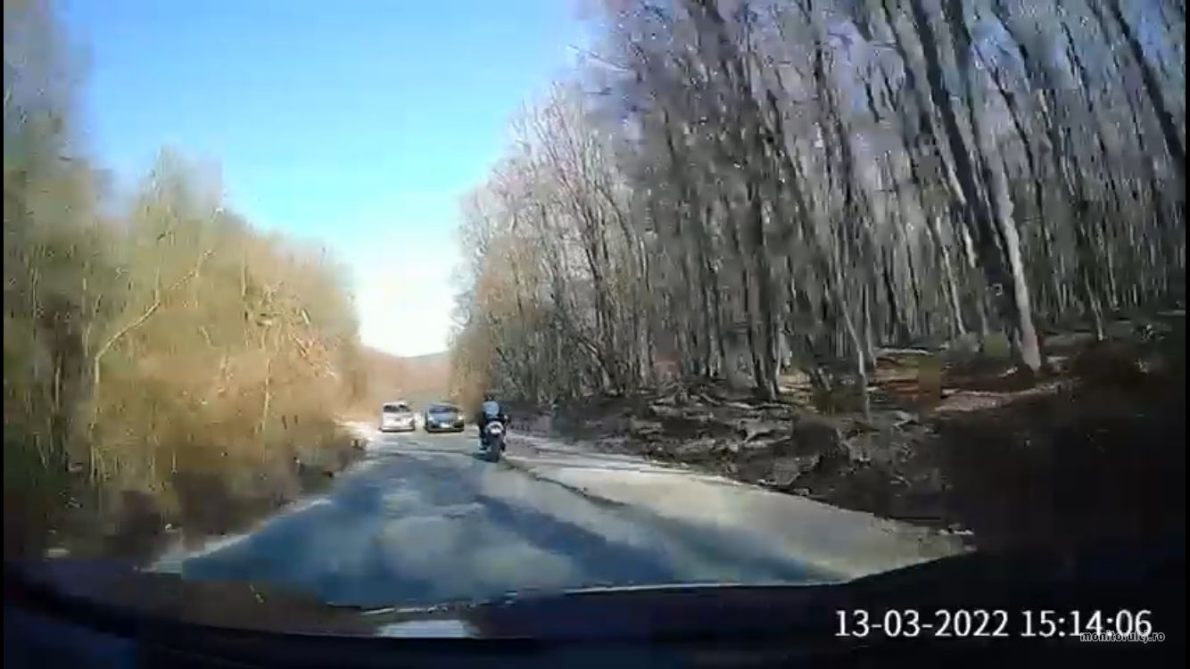Accident grav, evitat în ultima clipă pe drumul din pădurea Făget