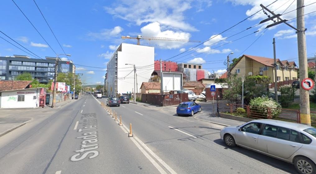 Semafor nou pe strada Teodor Mihali/ Foto: captură ecran - Google Maps