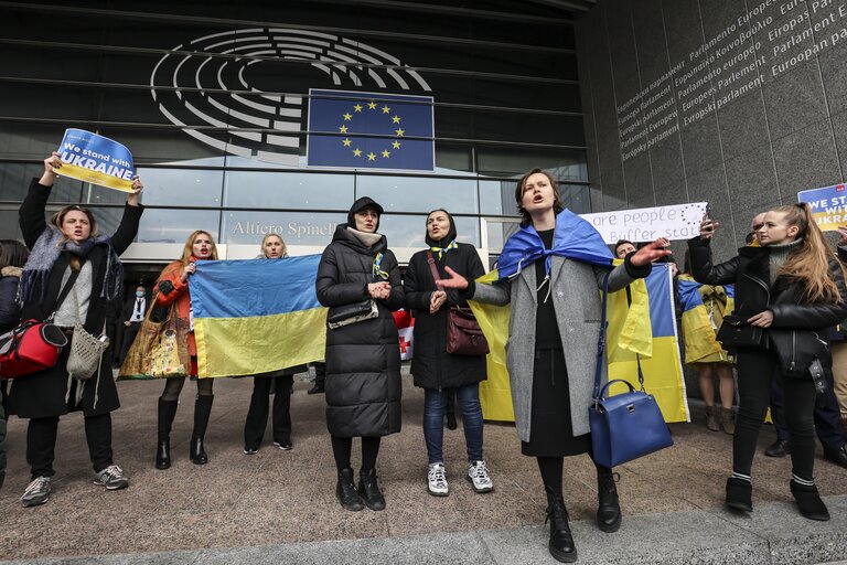 Ucraina anunță completarea chestionarului pentru aderarea la UE. FOTO: Alain ROLLAND Copyright © European Union 2022 - Source : EP