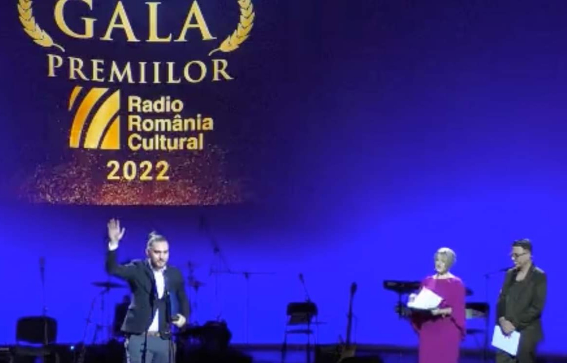 Dragoș Vana, premiat în cadrul Galei Radio România Cultural.