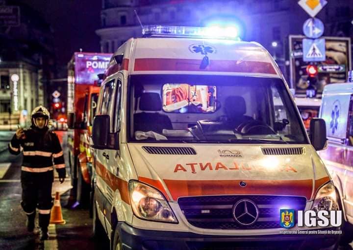 Două accidente în doar cinci minute în Cluj-Napoca. Victime, doi pietoni. FOTO: IGSU