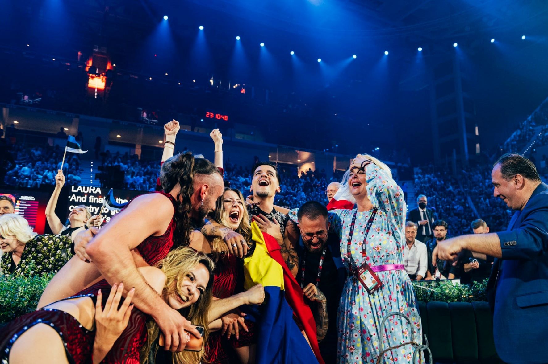 România s-a calificat în finala Eurovision, în urma Semifinalei 2 a concursului cântecului european/ FOTO: Eurovision România Fotograf: Sarah Louise Bennett - Facebook