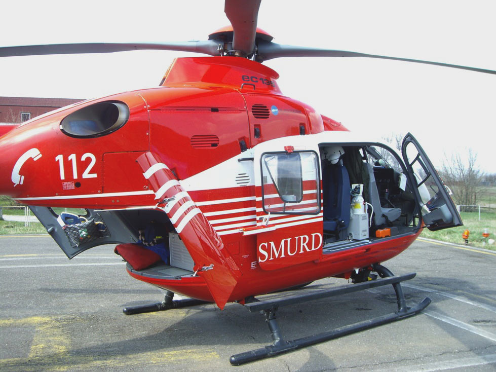 Elicopter SMURD solicitat să intervină în localitatea Rodna. FOTO: SMURD.RO