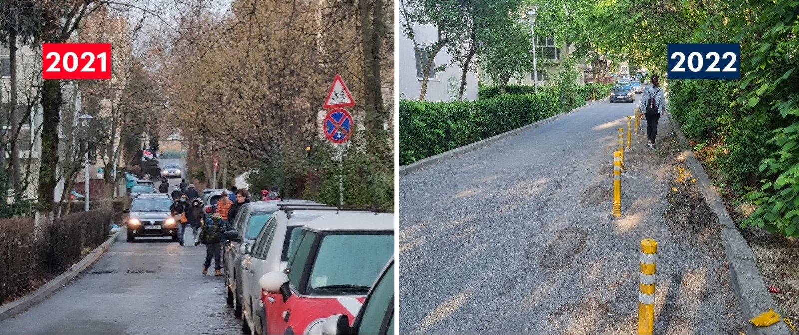 Străzi mai sigure pentru pietoni. Sursa foto: Facebook / Radu Boloveschi