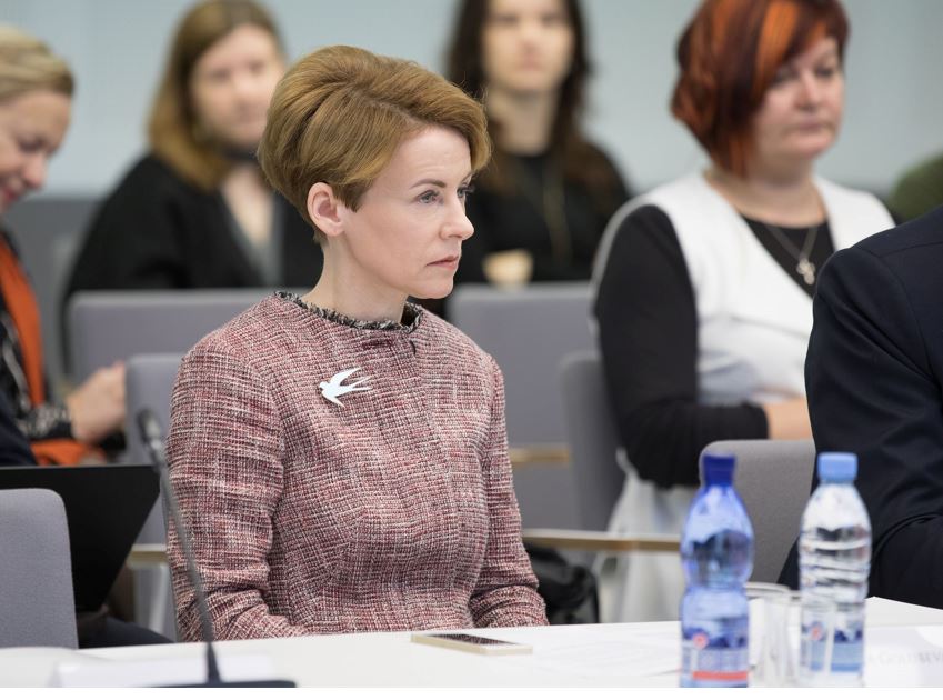Marija Golubeva a demisionat luni din funcţia de ministru de interne al Letoniei / Foto: Facebook - Marija Golubeva