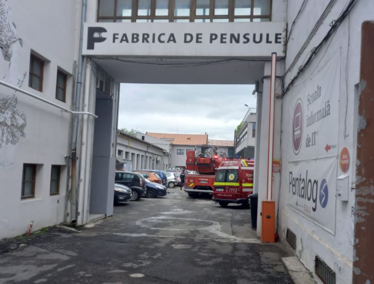 Incendiu la Fabrica de Pensule din Cluj-Napoca / Foto: monitorulcj.ro