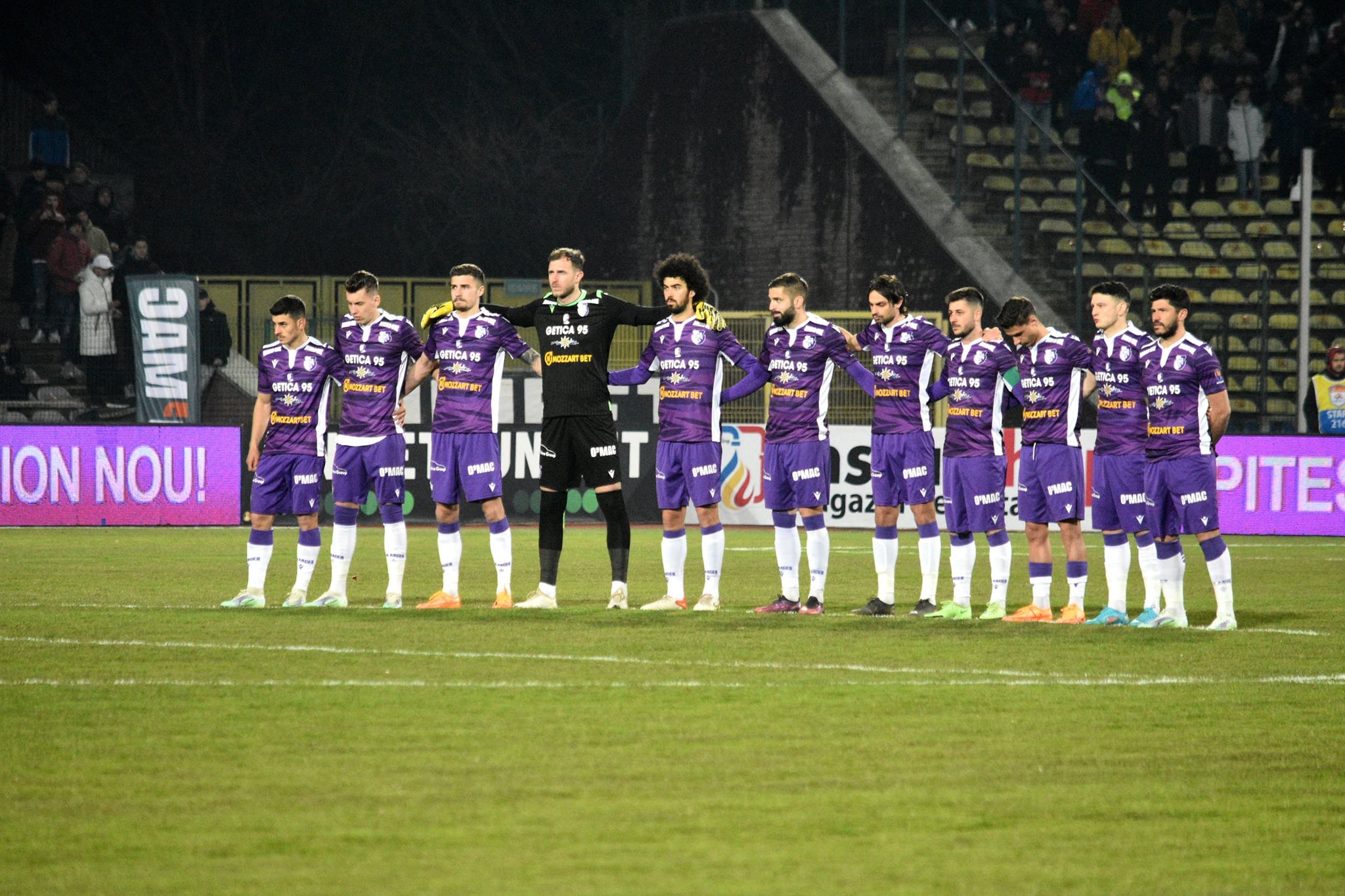 Jucătorii lui FC Argeș. FOTO: FC Argeș Facebook