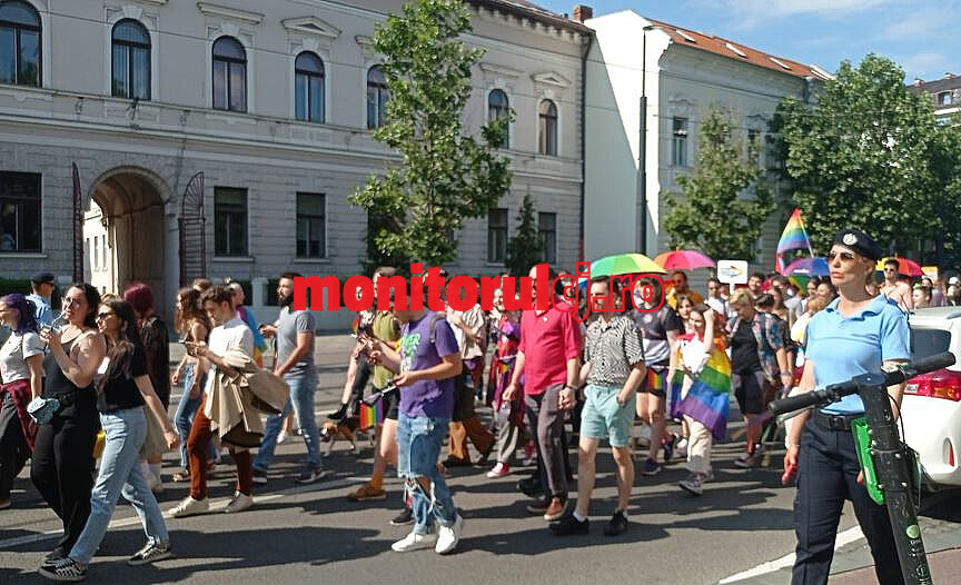 Marșul Cluj Pride a început din Piața Unirii! / Foto: monitorulcj.ro