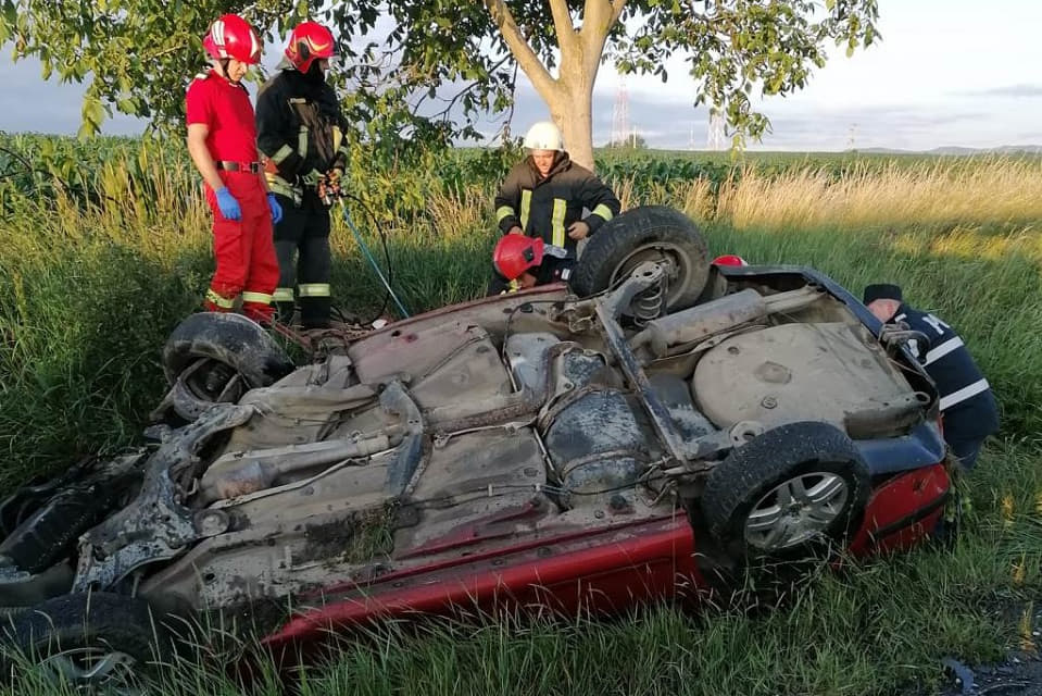 În urma accidentului unul dintre șoferi și-a pierdut viața/ Foto: sebesinfo.ro