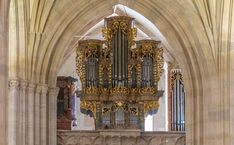 Orga mare construită de Johannes Hahn a suferit o schimbare majoră în istoria sa
