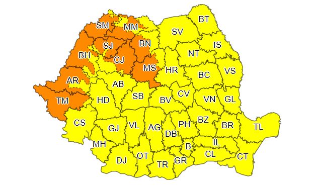 Județul Cluj, sub cod galben și cod portocaliu de caniculă / Foto: ANM