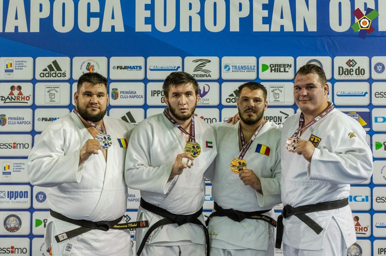 România a câștigat alte șapte medalii duminică la Openul European de judo de la Cluj / Foto: Facebook European Judo Union