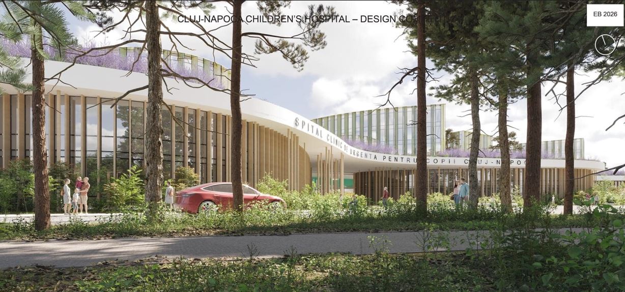 Cum va arăta viitorul Spital Monobloc de Copii, construit cu fonduri PNRR / Foto: Alin Tișe - Facebook