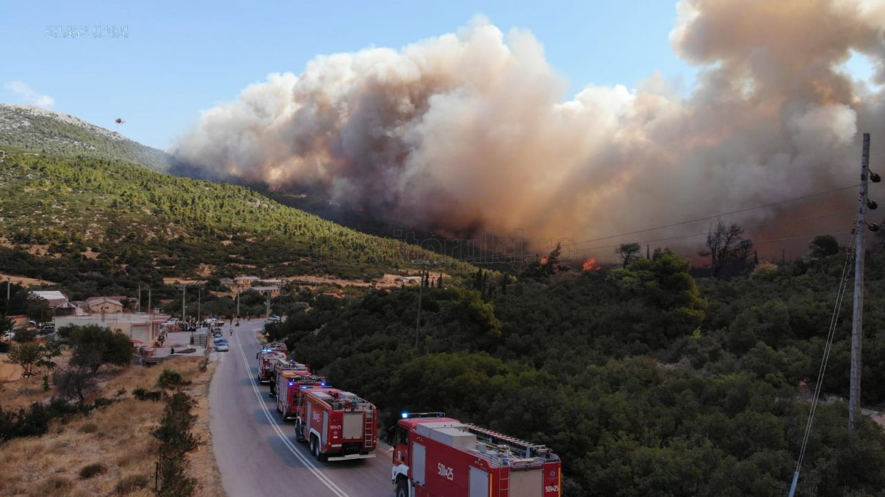 Pericol mare de incendii de vegetație în Grecia / Foto: arhivă monitorulcj.ro