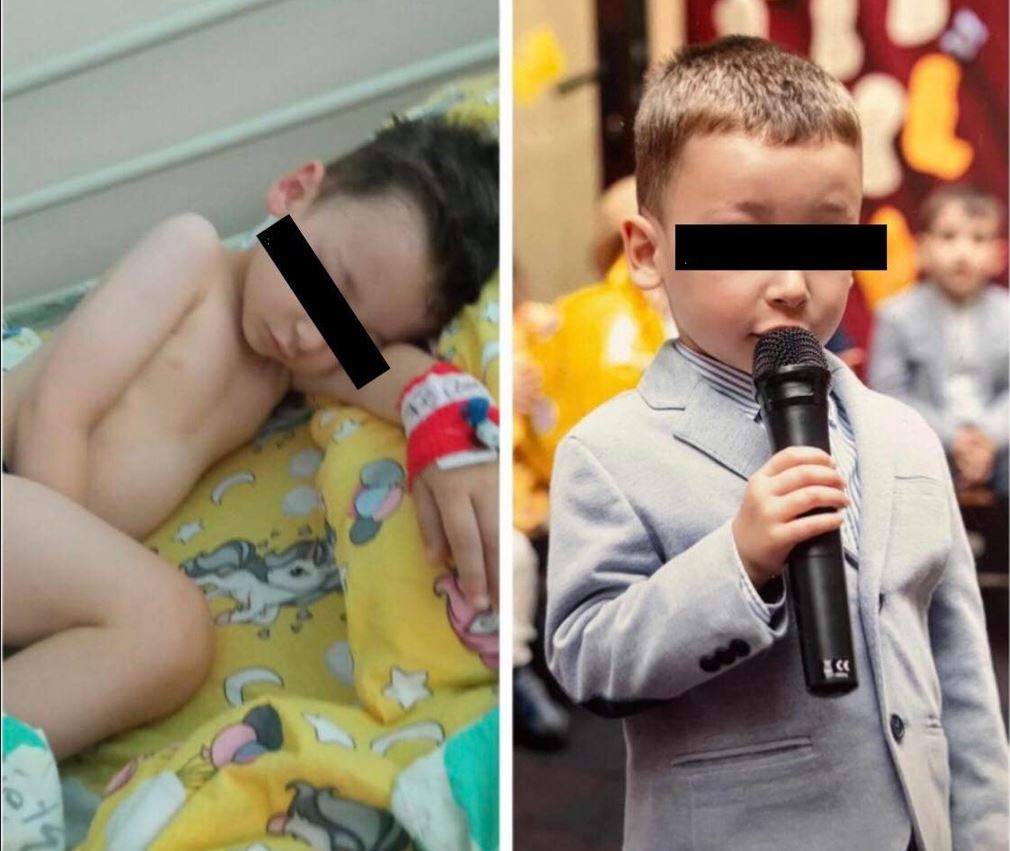 Copil de 4 ani din Cluj, diagnosticat cu o formă de cancer agresivă / Foto: Facebook Marcela Lupescu