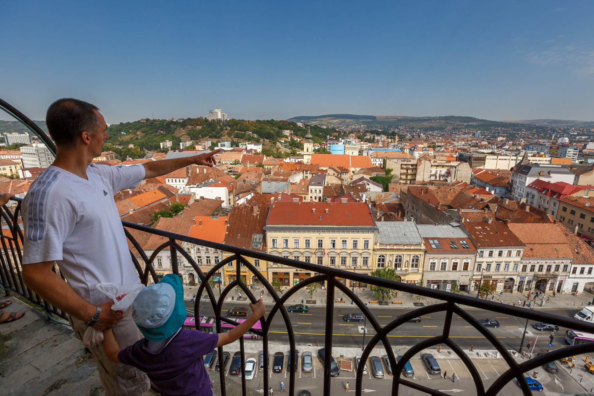 Turnul Bisericii Sfântul Mihail din Piața Unirii, deschis publicului/ Foto: Visit Cluj
