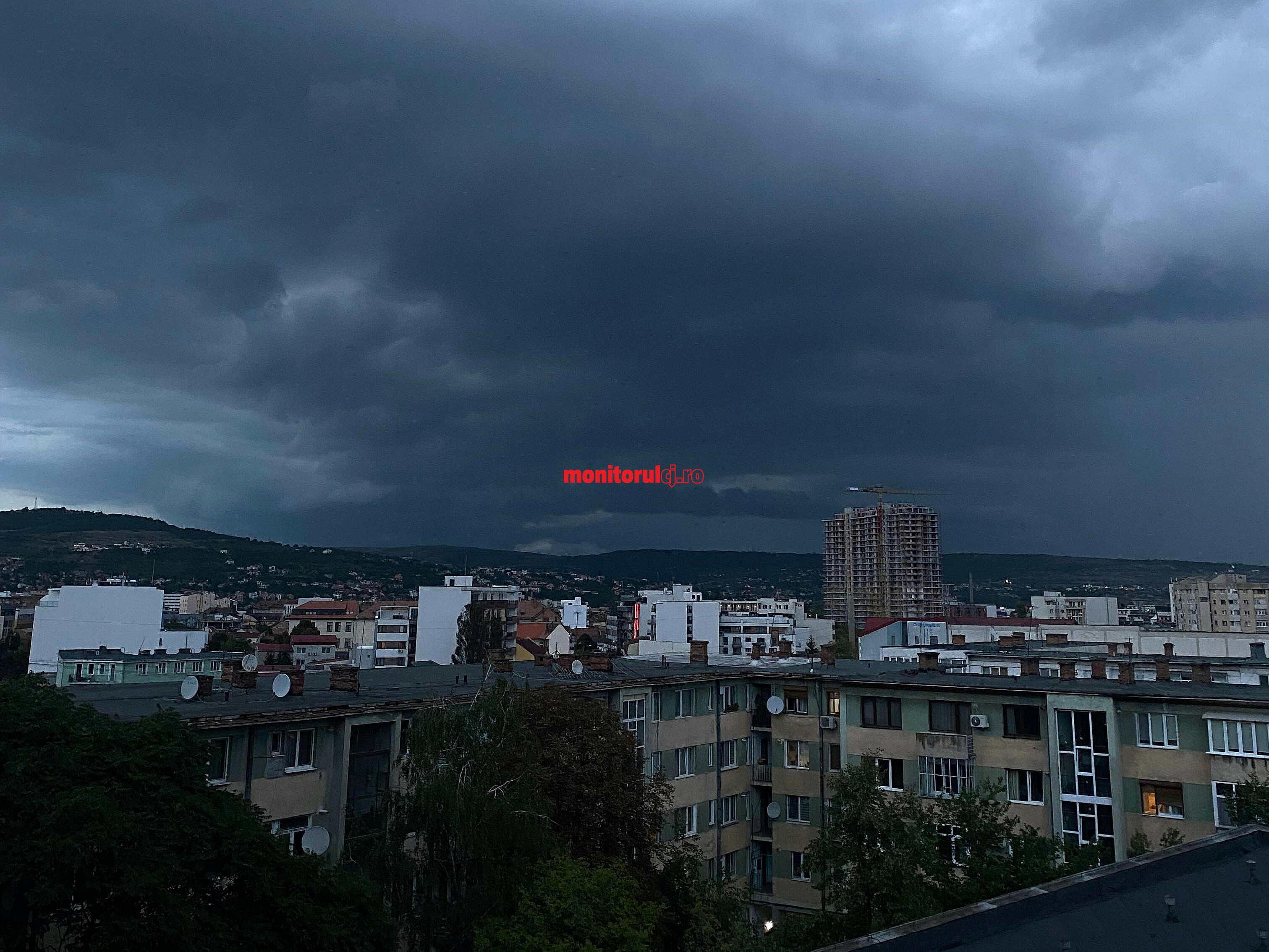 Județul Cluj, sub cod galben de furtună/ Foto: Ioana Hotea/monitorulcj.ro