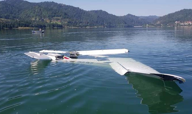 Pilotul care și-a pierdut viața în urma accidentului aviatic de la Lacul Colibița, județul Bistrița-Năsăud, era afaceristul Marius Ionașcu/ Foto: IGSU