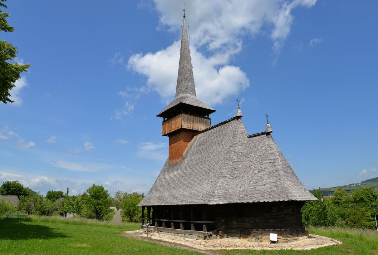 Biserica lui Horea, care a fost construită în satul Cizer (Sălaj), în 1773, aflată în Parcul Etnografic din Cluj / Foto: Consiliul Județean Cluj - Facebook
