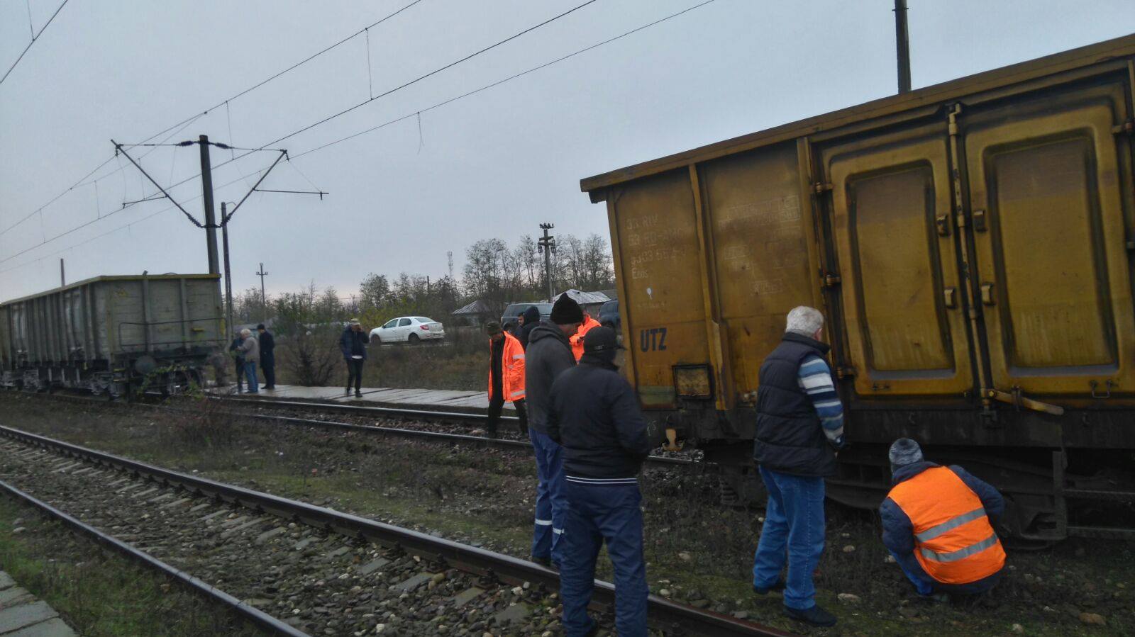 Un tren marfar plecat din Cluj s-a răsturnat. FOTO: Arhivă CFR Călători