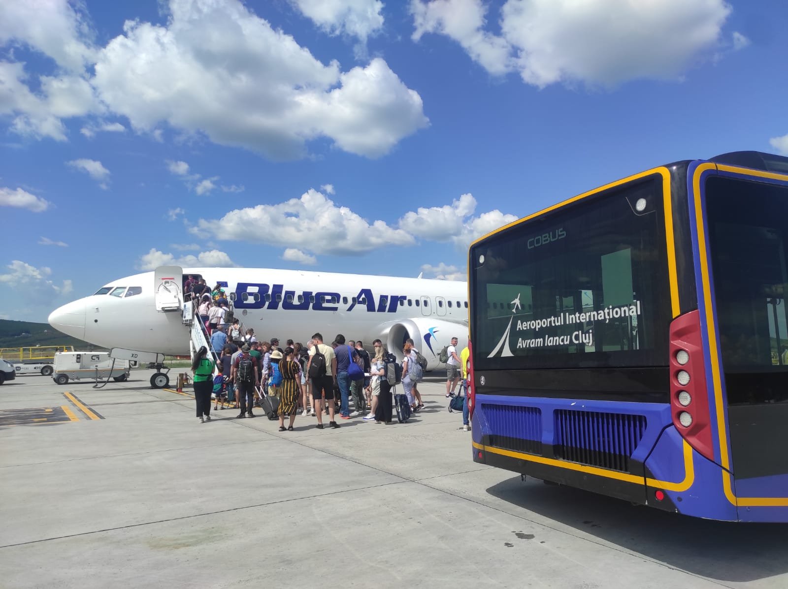 sursă foto Facebook Aeroportul Internațional Avram Iancu Cluj