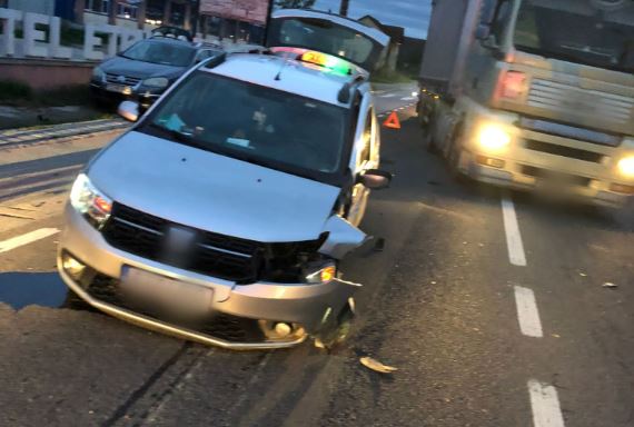 Accident cu 3 mașini în Băița / Foto: IPJ Cluj