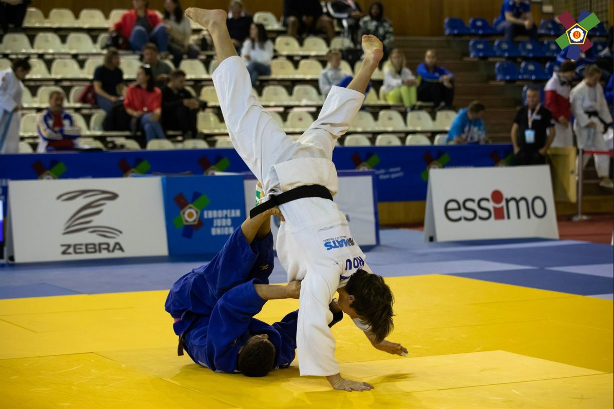România a câştigat trei medalii de aur și una de argint în prima zi a Cupei Europene de judo pentru juniori / Foto: eju.net
