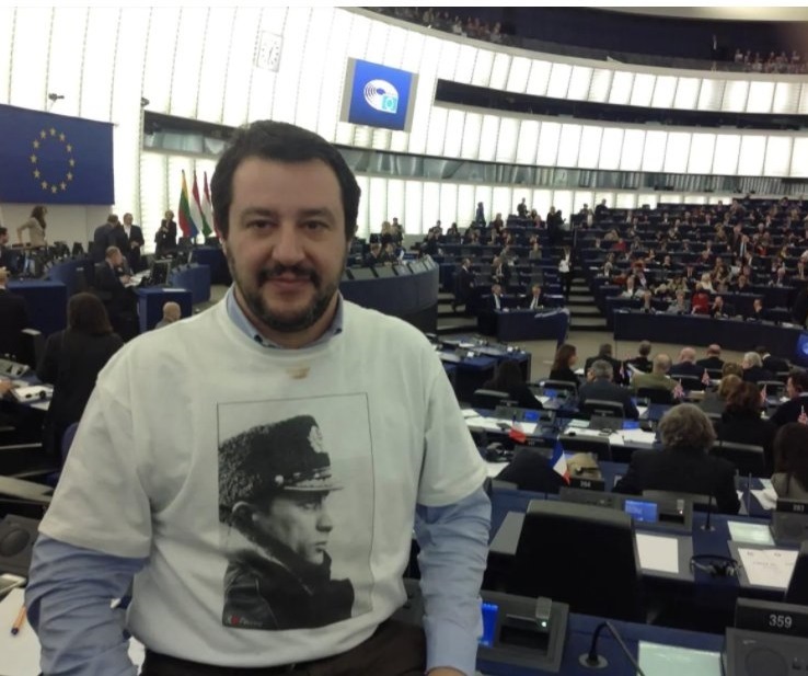 Comisia Europeană vrea să îi sancționeze pe beneficiarii finanțărilor rusești din Europa, cum ar fi Matteo Salvini. FOTO: Twitter