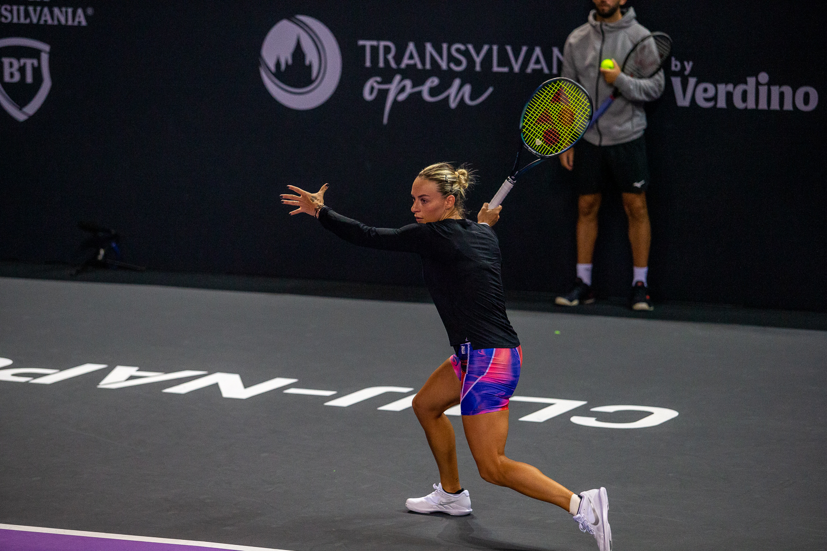 Primul tur Transylvania Open WTA250 începe luni. Ana Bogdan o va întâlni pe teren pe Jule Niemeier. FOTO: Transylvania Open
