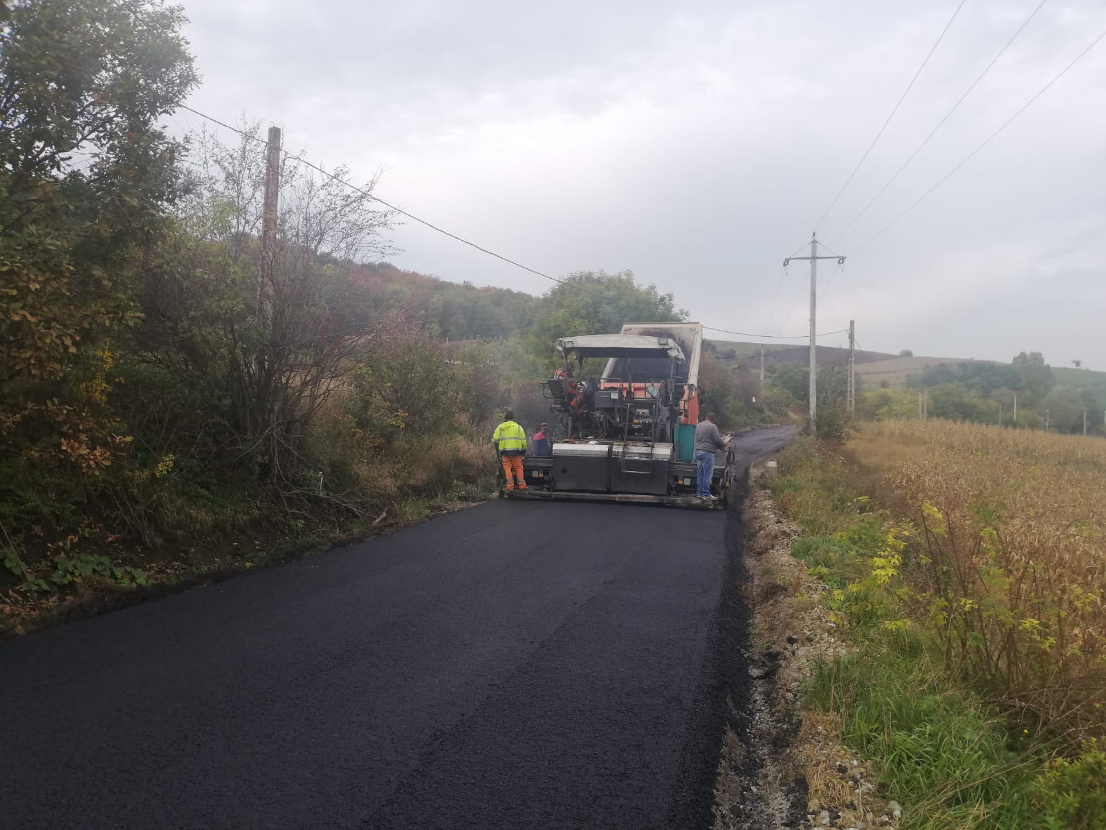 Sectorul de drum care leagă județul Cluj de Bistrița-Năsăud, va intra în lucrări de asfaltare, respectiv de întreținere/ Foto: Consiliul Județean Cluj
