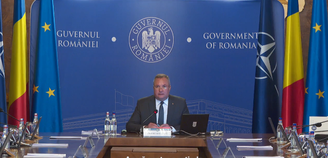 Prim ministrul Nicolae Ciucă în ședință de Guvern/sursa: Nicolae Ionel Ciucă Facebook