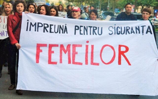 Marș pentru siguranța femeilor, la Cluj-Napoca. FOTO:Ziarul de Iași
