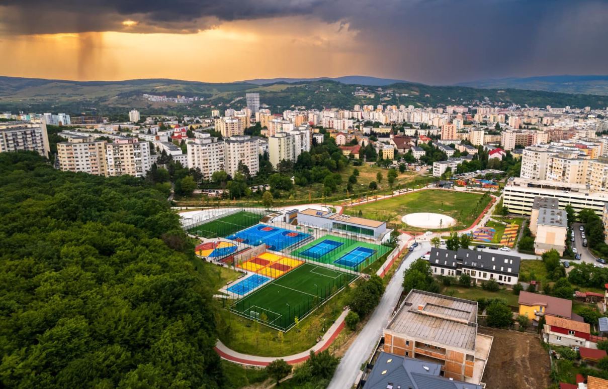 Baza sportivă „La Terenuri” din cartierul Mănăștur / Foto: Municipiul Cluj-Napoca - Facebook