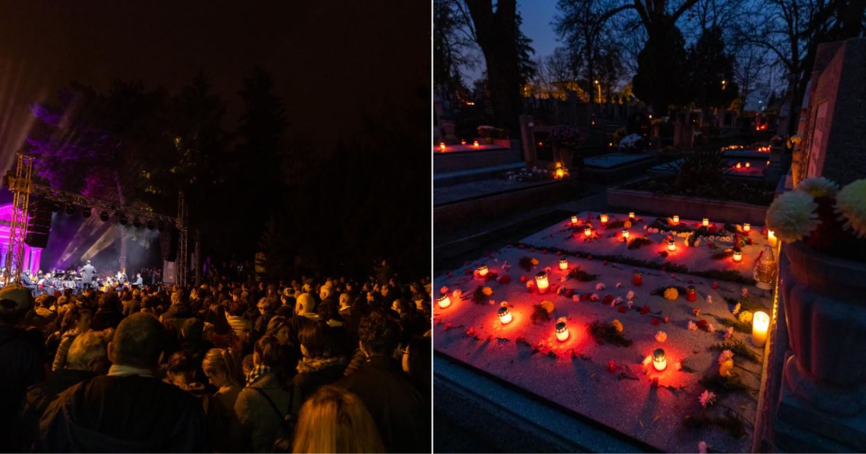 Concert special în Cimitirul Central din Cluj-Napoca, de Ziua Morților / Foto: Municipiul Cluj-Napoca - Facebook