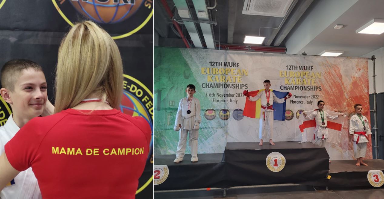 Tinerii sportivi clujeni au câștigat medalii de aur, argint și bronz la Campionatul European de Karate de la Florența / Foto: monitorulcj.ro
