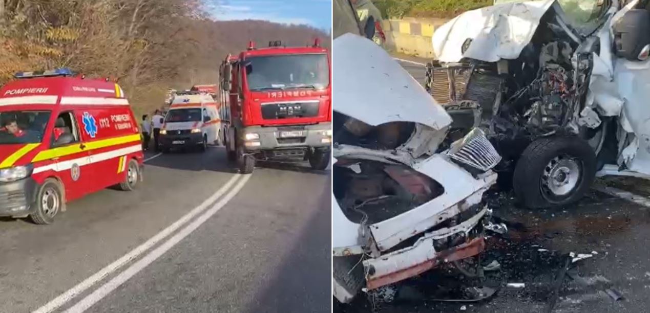 Accident grav între Bologa și Poieni / Foto: ISU Cluj