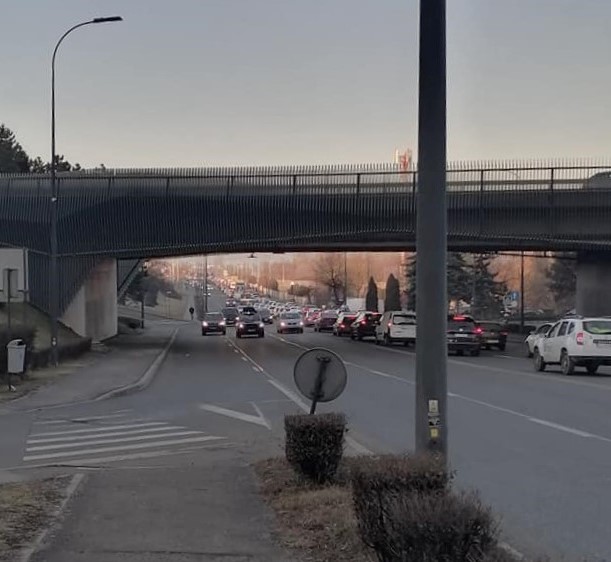Aglomerația de pe drumul care leagă Clujul de Florești ar putea fi atenuată în următorii ani. FOTO: Facebook/ Info Trafic Cluj-Napoca