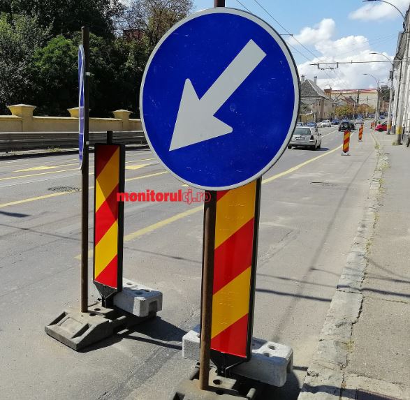 Circulație închisa pe strada Mărginașă/foto: monitorulcj.ro