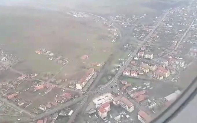 Clujul văzut din avion/ FOTO: Monitorul de Cluj