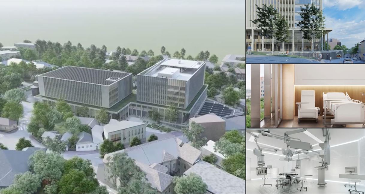 Așa va arăta Centrul Integrat de Transplant care se va construi în Cluj-Napoca / Foto: video Facebook - captură ecran - Alin Tișe