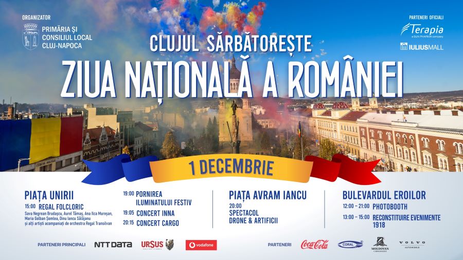 Clujul sărbătorește Ziua Națională a României
